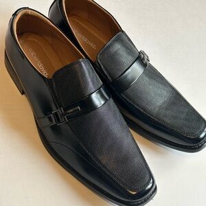Roberto David Black Men's Slip-On Loafers, size 15 M